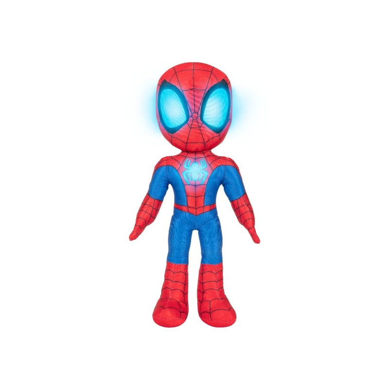 Disney Junior Marvel Spidey and His Amazing Friends Glow Webs Spidey Plush Toy (35.56 cm) - Image 2